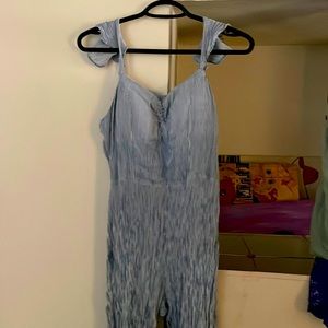 Blue pinstripe jumper